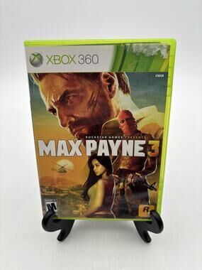 Max Payne 3 (Xbox 360, 2012) Clean Tested Working CIB - VG Condition Complete